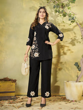 Premium Pure Cotton Embroidered Co-Ord Set for Women | 3 Color Options