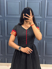 Cotton Maxi Dress - one Piee
