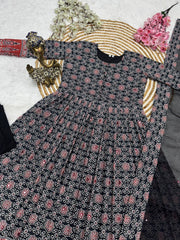 Royal Muslin Kalamkari Gown Set