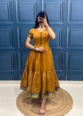 Cotton Maxi Dress - one Piee