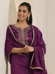 Premium Roman Silk Embroidered Suit Set with Chanderi Silk Dupatta | Designer Ethnic Wear for Women