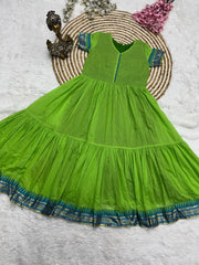 Cotton Maxi Dress - one Piee