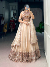 Premium Spider Crush Embroidered Lehenga Choli with Sequins Work & Designer Dupatta | Luxury Wedding & Festive Designer Lehenga for Women