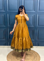 Cotton Maxi Dress - one Piee