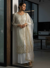 Designer Georgette Embroidered Kurti Palazzo Set with Soft Net Dupatta | Sequins & Zari Party Wear Suit for Women