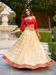 Paithani Jacquard Silk Lehenga Choli with Zari Woven Koti | Premium Traditional Designer Lehenga Set for Women